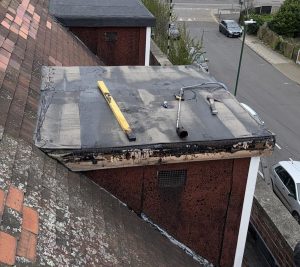 Trent Roofing Nottingham Derby Flat Felt Roofing Before
